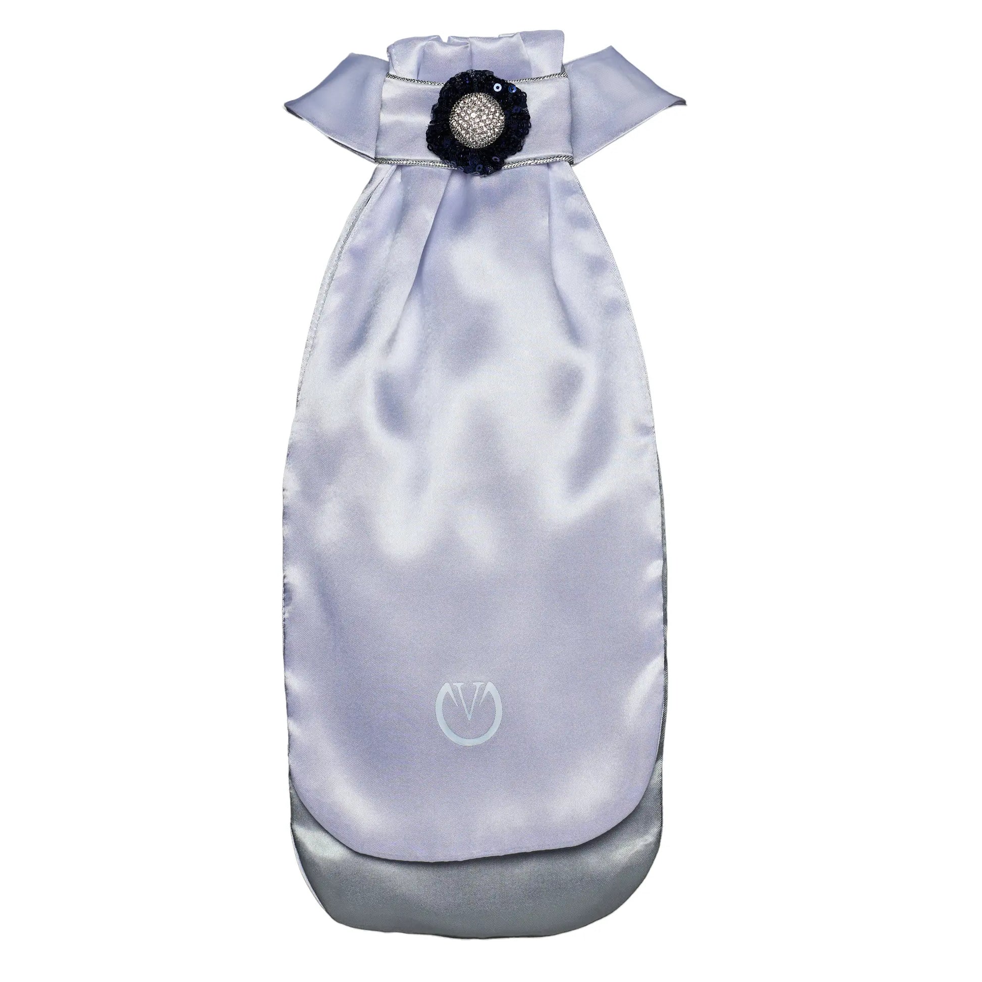 Plastrón Vellquine Fp flor azul